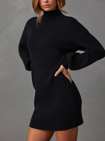 LA Angels Strickkleid in Schwarz