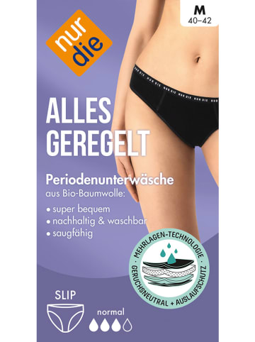Nur Die Periodenslip in Schwarz