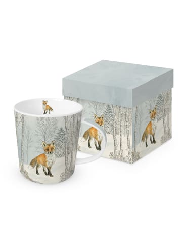 ppd Jumbotasse "Renard Hiver" in Grau/ Orange - 350 ml