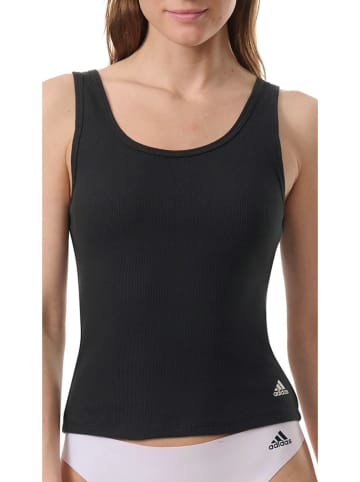 adidas Hemdchen in Schwarz