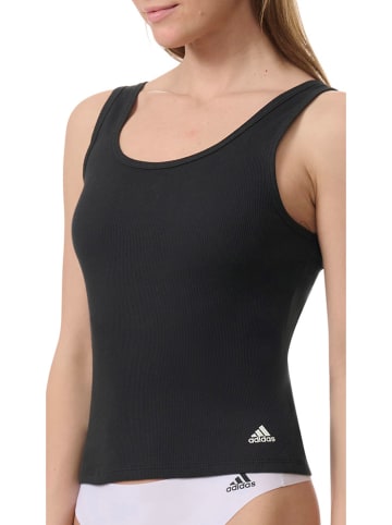 adidas Hemdchen in Schwarz