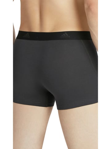 adidas 3er-Set: Boxershorts in Anthrazit/ Schwarz
