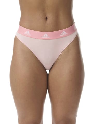 adidas 3er-Set: Strings in Rosa/ Weiß/ Schwarz