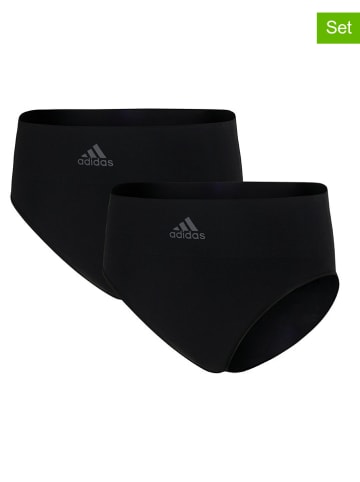 adidas 2er-Set: Taillenslips in Schwarz