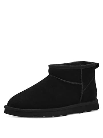 s.Oliver Leder-Boots in Schwarz