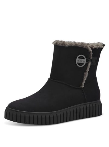 s.Oliver Boots in Schwarz
