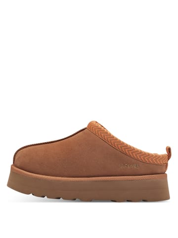 s.Oliver Leren enkelboots lichtbruin