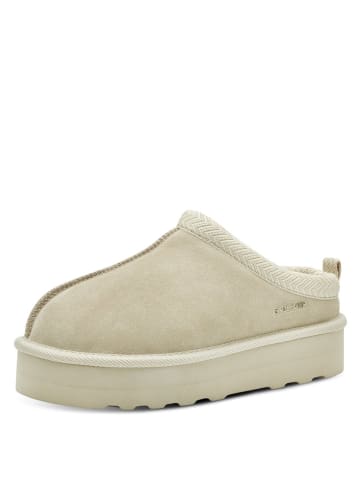 s.Oliver Leder-Ankle-Boots in Beige