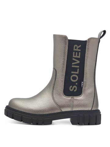 s.Oliver Boots zilverkleurig
