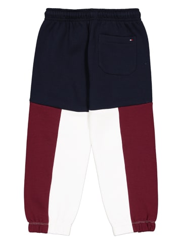 Tommy Hilfiger Sweathose in Dunkelblau/ Weiß/ Rot