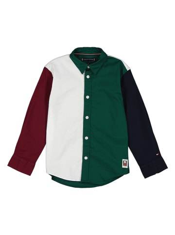 Tommy Hilfiger Koszula w kolorze zielono-czerwono-białym