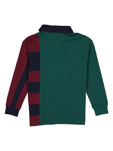Tommy Hilfiger Koszulka polo w kolorze czerwono-zielonym