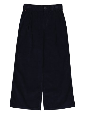 Tommy Hilfiger Spodnie z sztruksu w kolorze granatowym