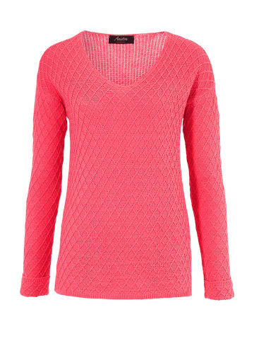 Aniston Sweter w kolorze różowym