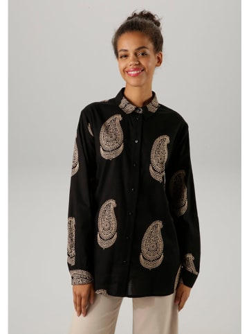 Aniston Bluse in Schwarz