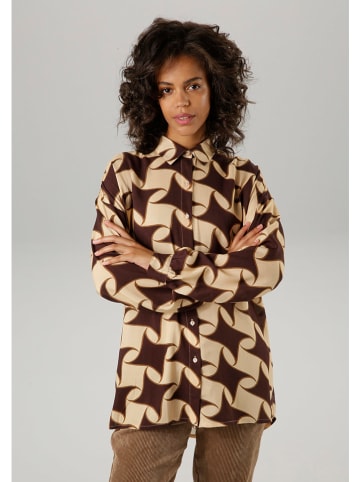 Aniston Blouse beige/bruin