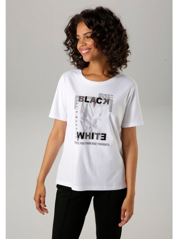 Aniston Shirt in Weiß