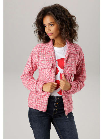 Aniston Sweatjacke in Pink