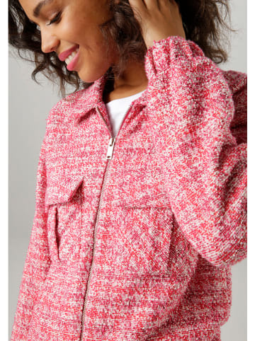 Aniston Sweatjacke in Pink