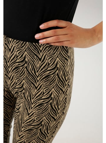Aniston Broek lichtbruin/zwart