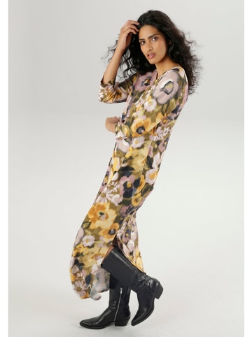 Aniston Kleid in Rosa/ Gelb