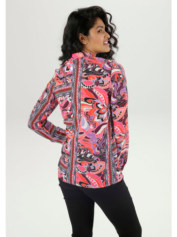 Aniston Blouse roze/rood/donkerblauw