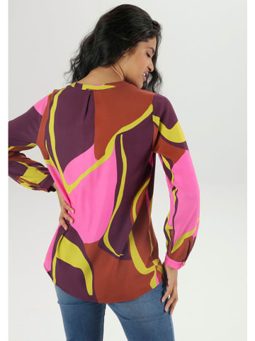 Aniston Blouse rood/roze/geel