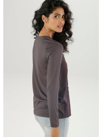 Aniston Longsleeve in Grau