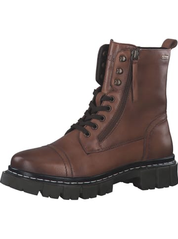 s.Oliver Leren boots bruin
