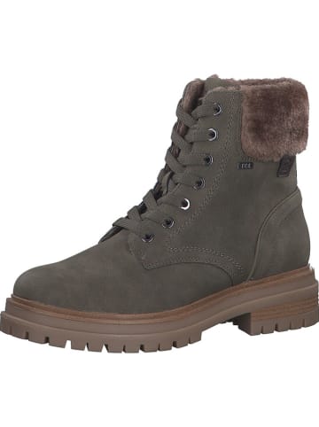 s.Oliver Botki w kolorze khaki