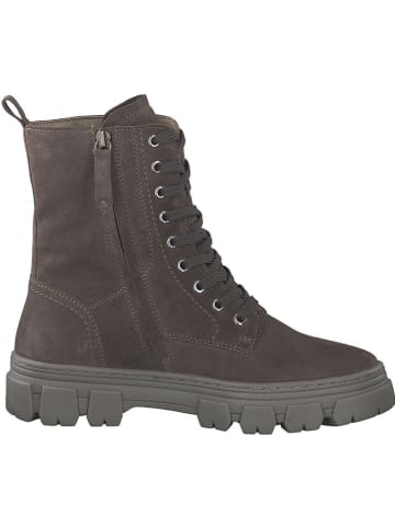 s.Oliver Leder-Boots in Anthrazit