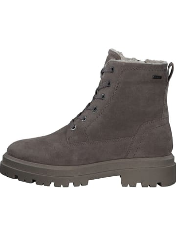 s.Oliver Leder-Boots in Taupe
