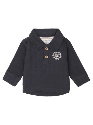 Noppies Koszulka polo "Gennes" w kolorze antracytowym