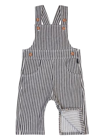 Noppies Latzhose "Gauchy" in Schwarz/ Weiß