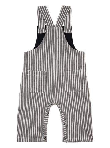 Noppies Latzhose "Gauchy" in Schwarz/ Weiß