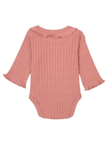Noppies Body dzianinowe "Fechain" w kolorze jasnoróżowym