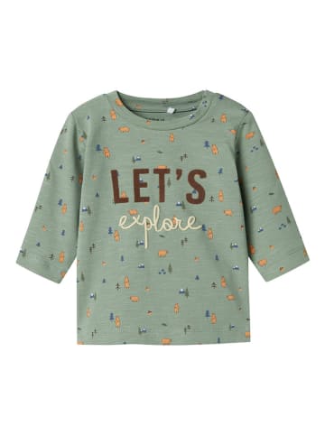 name it Longsleeve "Ossy" in Khaki/ Bunt