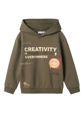 name it Hoodie "Oposte" in Khaki