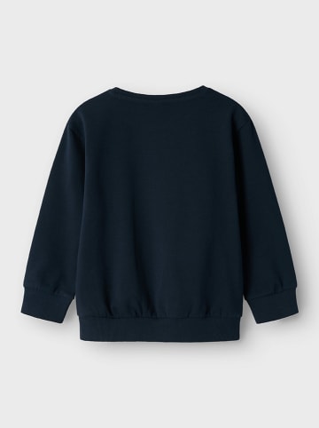 name it Bluza "Mocca" w kolorze granatowym ze wzorem