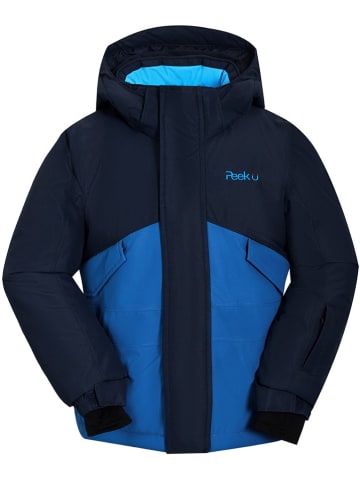 Peek U Funktions-Winterjacke "Kiran" in Dunkelblau/ Blau