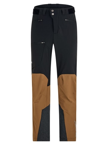 Ziener Functionele broek "Nelius" zwart/lichtbruin