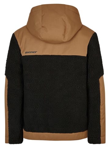 Ziener Ski-/snowboardjas "Arjun" zwart/bruin