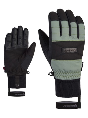Ziener Ski-/ Snowboardhandschuhe "Gendo" in Schwarz/ Türkis