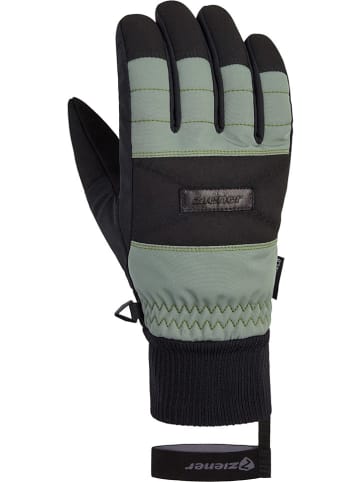Ziener Ski-/ Snowboardhandschuhe "Gendo" in Schwarz/ Türkis