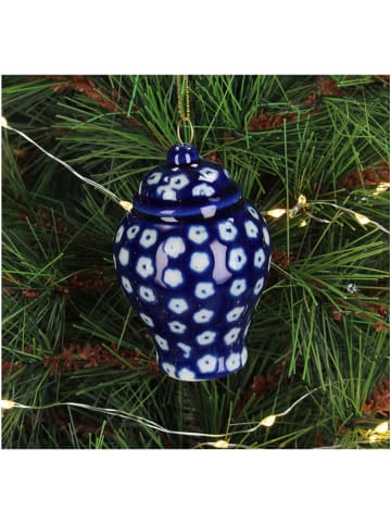 Kersten Bombki (4 szt.) "Jar" w kolorze niebieskim - wys. 8 cm