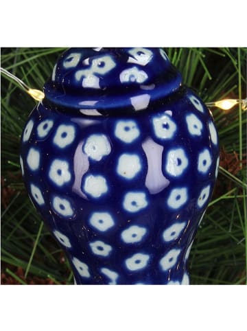 Kersten Bombki (4 szt.) "Jar" w kolorze niebieskim - wys. 8 cm