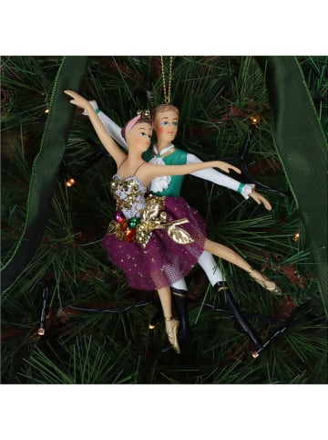 Kersten Bombka "Ballet" ze wzorem - wys. 15 cm