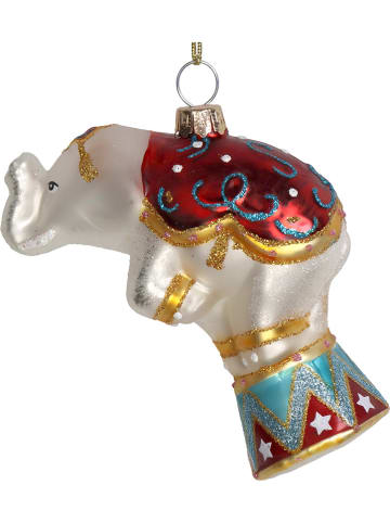 Kersten Kerstbal "Elephant" meerkleurig - (H)10 cm