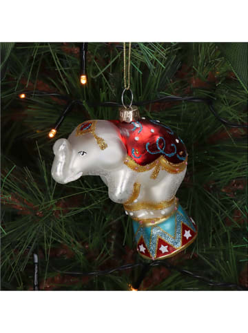 Kersten Kerstbal "Elephant" meerkleurig - (H)10 cm