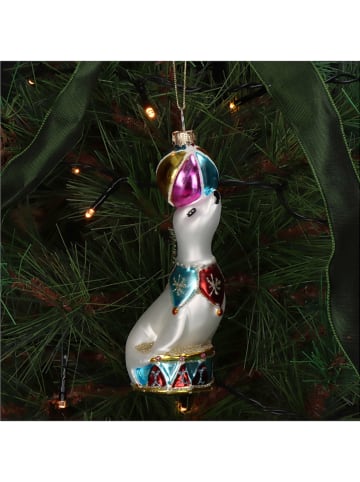 Kersten Christbaumkugel ''Seal'' in Bunt - (H)12 cm
